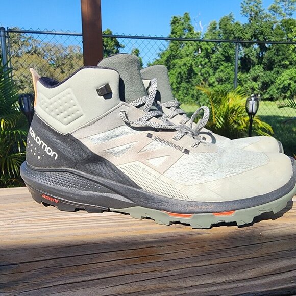 Salomon Outpulse Mid GTX Gore-tex Gray Lace Up Sneaker Shoes Boots Mens US 11.5 - Picture 1 of 16